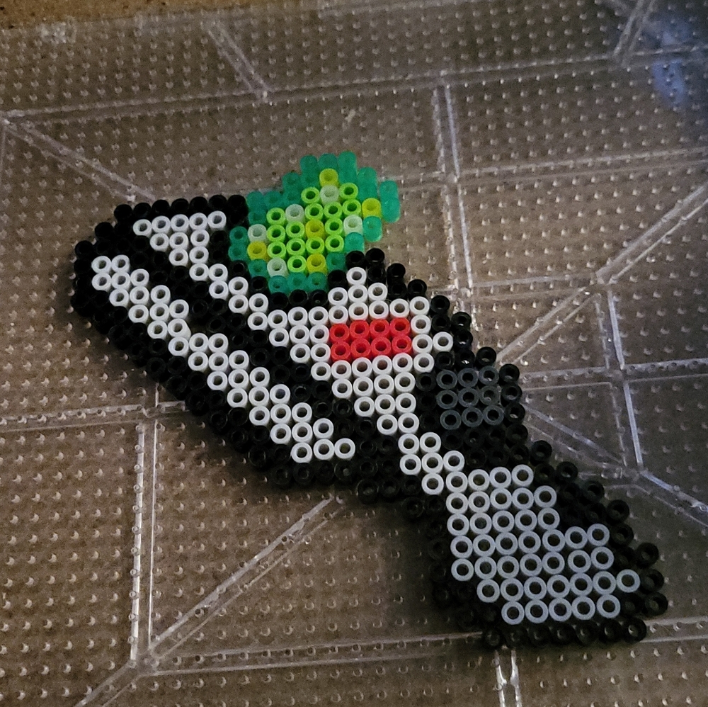 Rick and Morty Portal Gun Perler Bead